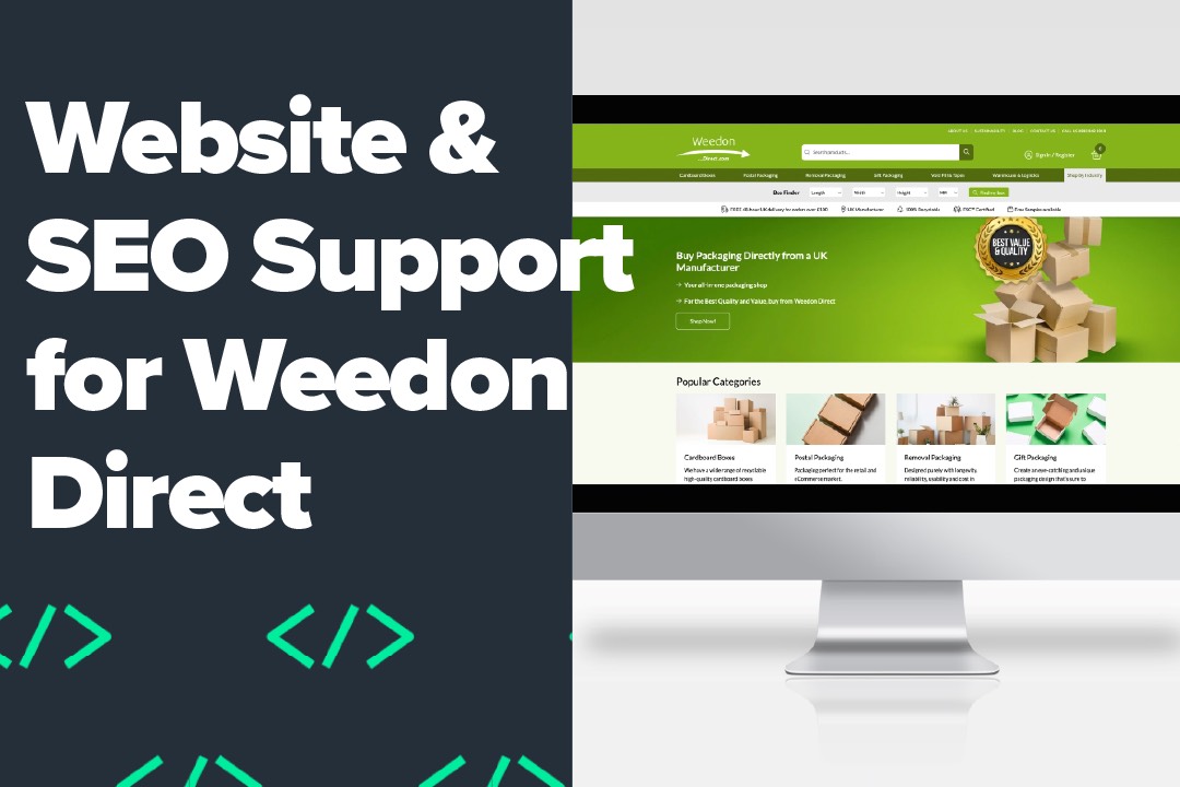 Website & SEO Support for Weedon Direct